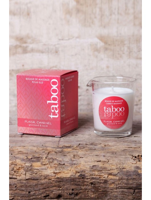 Массажное аромамасло с афродизиаками для женщин RUF Taboo Plaisir charnel - 60 гр. - RUF - купить с доставкой в Обнинске