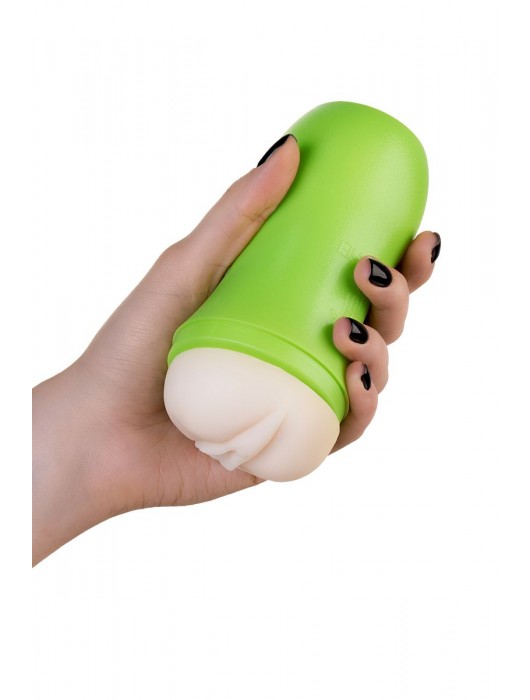 Мастурбатор-вагина A-Toys в зеленой колбе - A-toys - в Обнинске купить с доставкой