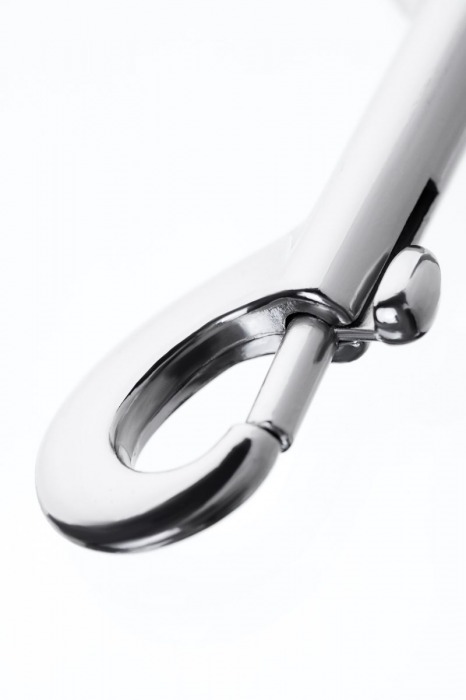 Серебристый двухсторонний карабин TOYFA Metal - ToyFa - купить с доставкой в Обнинске