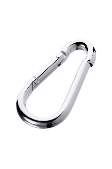 Серебристый карабин TOYFA Metal - ToyFa - купить с доставкой в Обнинске