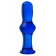 Голубая стеклянная анальная втулка - 12 см. - Sexus в Обнинске Голубая стеклянная анальная втулка - 12 см. - Sexus