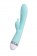 Мятный вибратор-кролик Iris - 22 см. - ToyFa купить в Обнинске с доставкой в Orgasmix.ru Мятный вибратор-кролик Iris - 22 см. - ToyFa