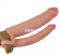 Телесная насадка для двойного проникновения Add 2 Pleasure X Tender Double Penis Sleeve - 20 см. - Lovetoy - в Обнинске купить с доставкой