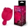 Малиновый вибростимулятор в форме бутона со стебельком - Bior toys в Обнинске Малиновый вибростимулятор в форме бутона со стебельком - Bior toys
