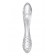 Прозрачный двусторонний стеклянный фаллоимитатор Dazzling Crystal 1 - 18,5 см. - Satisfyer купить с доставкой в интернет-магазине Orgasmix в Обнинске Прозрачный двусторонний стеклянный фаллоимитатор Dazzling Crystal 1 - 18,5 см. - Satisfyer