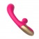 Розовый изогнутый вибратор-кролик - 21,2 см. - I-MOON купить в Обнинске с доставкой в Orgasmix.ru Розовый изогнутый вибратор-кролик - 21,2 см. - I-MOON