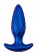 Синяя анальная вибровтулка Closs с управлением через приложение - ToyFa