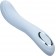 Голубой изогнутый вибромассажер Contoured G - 22,7 см. - California Exotic Novelties
