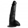 Черный фаллоимитатор Beefy Brad 9’’ Dildo with Balls - 22,4 см. - XR Brands купить с доставкой в интернет-магазине Orgasmix в Обнинске Черный фаллоимитатор Beefy Brad 9’’ Dildo with Balls - 22,4 см. - XR Brands