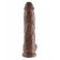 Большой коричневый фаллоимитатор с мошонкой 10 Cock with Balls на присоске - 25,4 см. - Pipedream купить с доставкой в интернет-магазине Orgasmix в Обнинске Большой коричневый фаллоимитатор с мошонкой 10 Cock with Balls на присоске - 25,4 см. - Pipedream