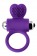 Фиолетовое виброкольцо с ресничками JOS PERY - JOS - в Обнинске купить с доставкой
