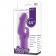 Фиолетовый вибратор с клиторальным отростком MATES FANTASY RECHARGE VIBRATOR - 17 см. - NMC