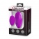 Лиловое виброяйцо с удобным пультом управления вибрацией - Baile в Обнинске Лиловое виброяйцо с удобным пультом управления вибрацией - Baile